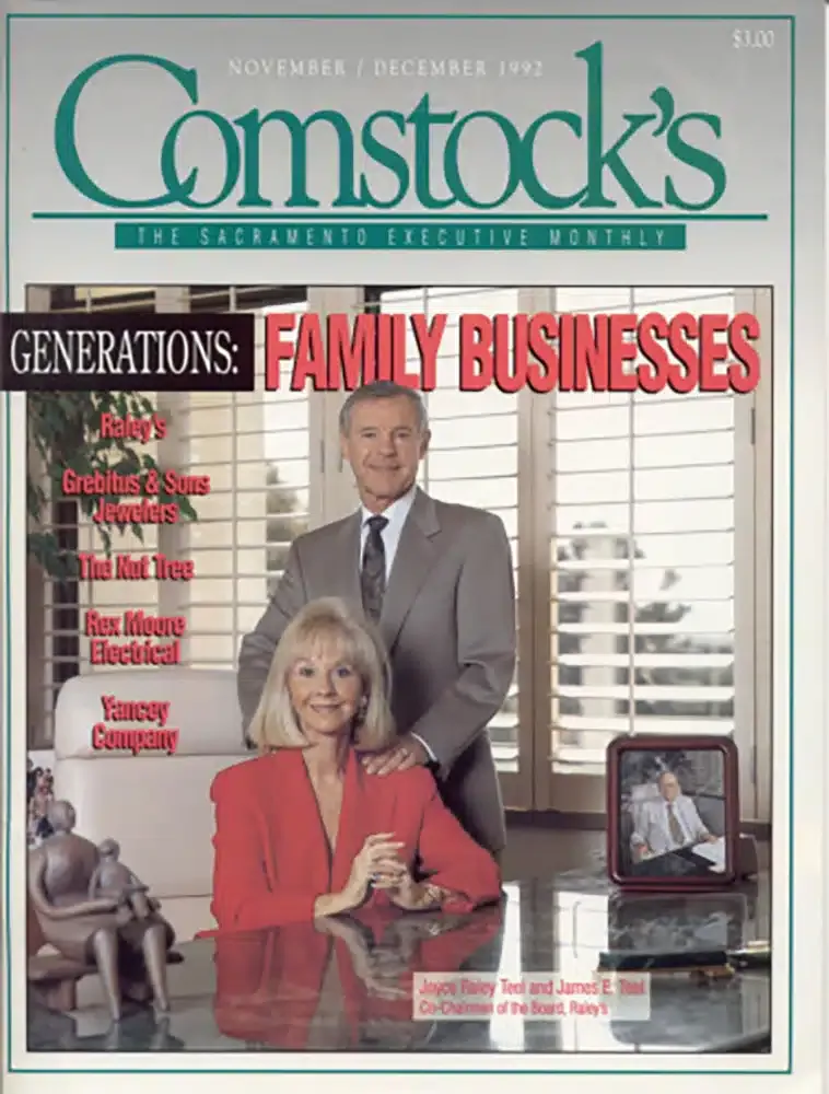 Comstock's magazine announcement: Tom Yancey, the Grandson of Joel Yancey took over as president of Yancey Company and Yancey Home Improvements