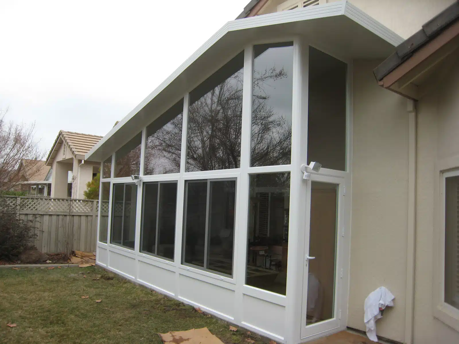 Backyard room addition in Sacramento, CA.