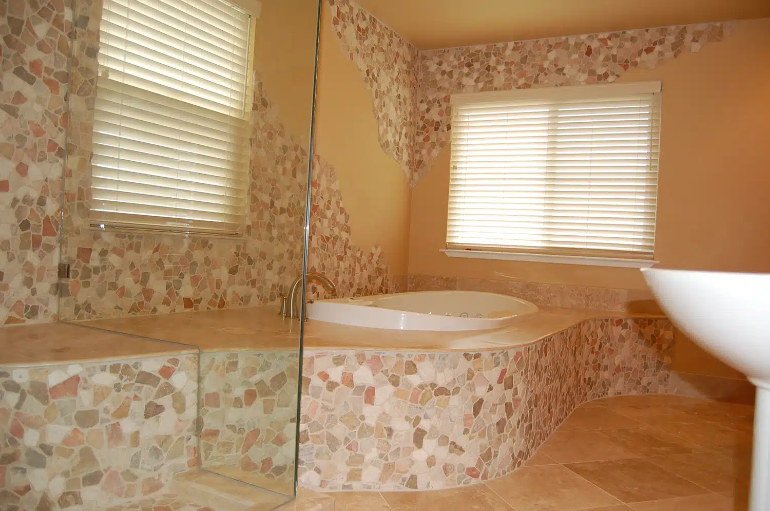 Bathroom remodel in residential home in Sacramento, CA.