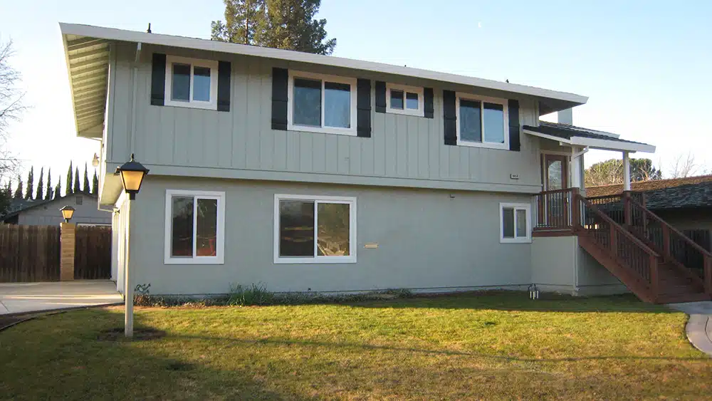 concrete on residential home in Sacramento, CA.