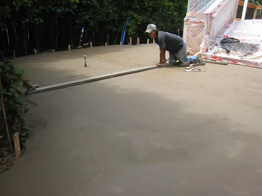Yancey concrete install in Sacramento, CA.