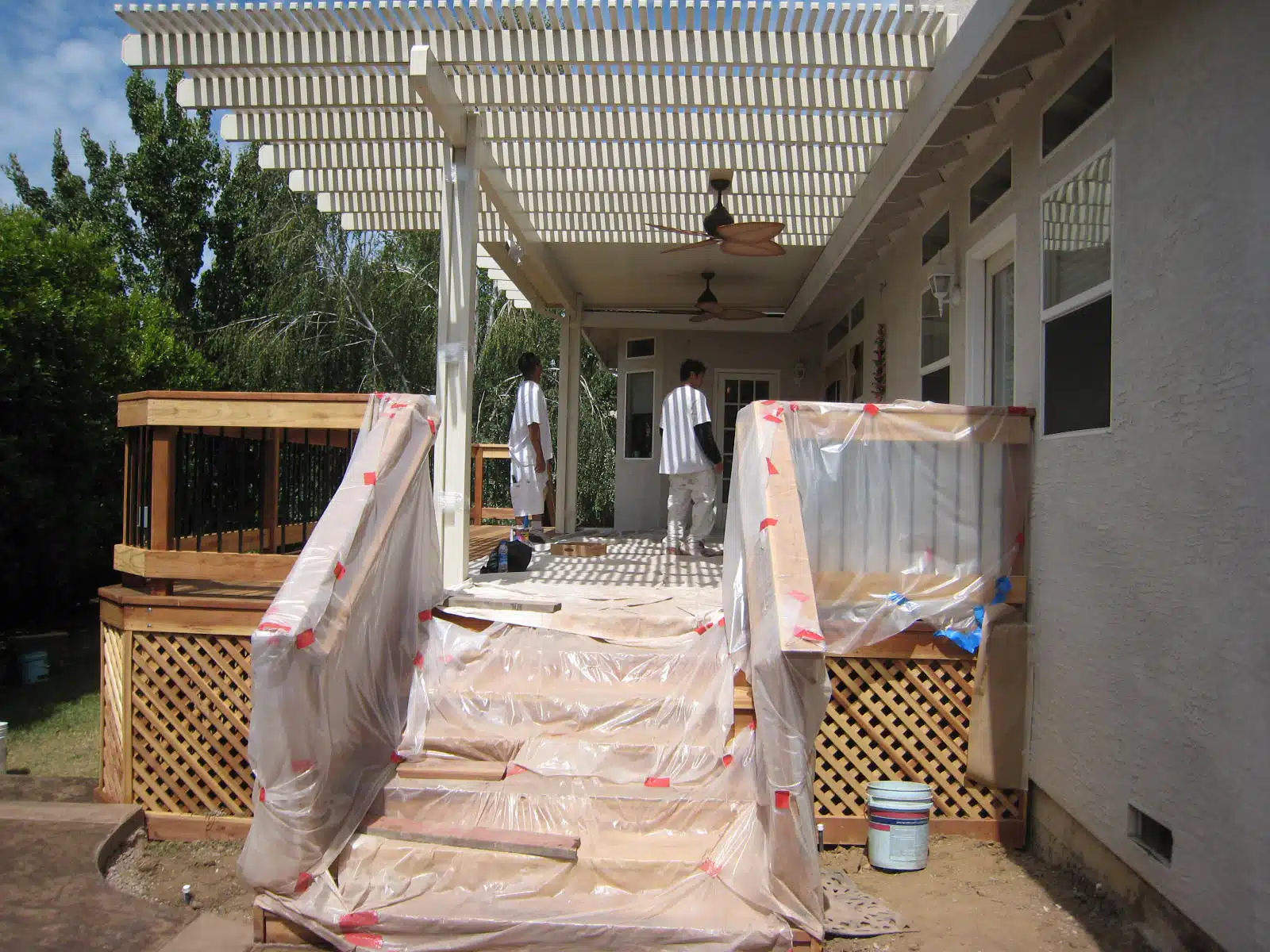 Backyard remodel in Sacramento, CA.