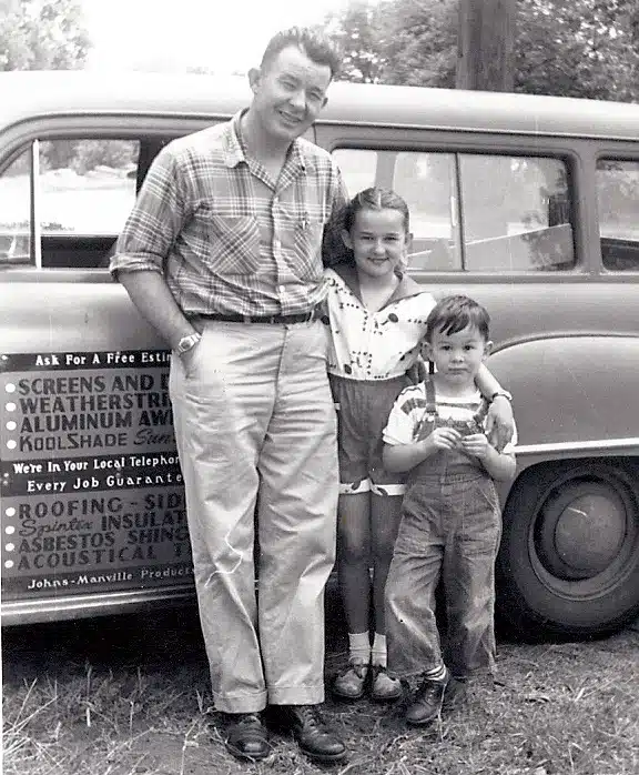 Old picture of first generation Yancey company family.