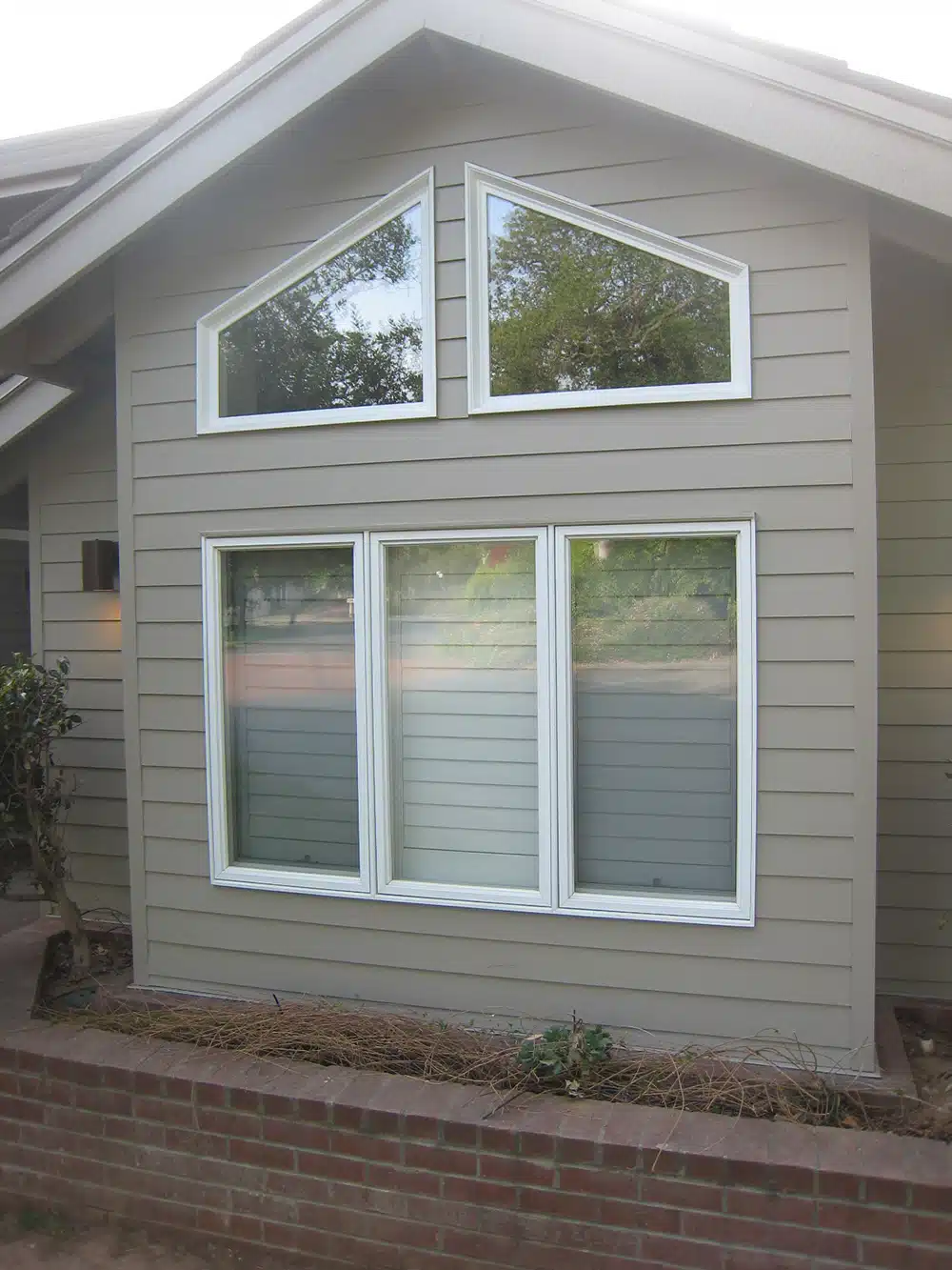 Siding installation on residential home in Sacramento, CA.