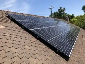 Solar panel installation in Sacramento, CA.