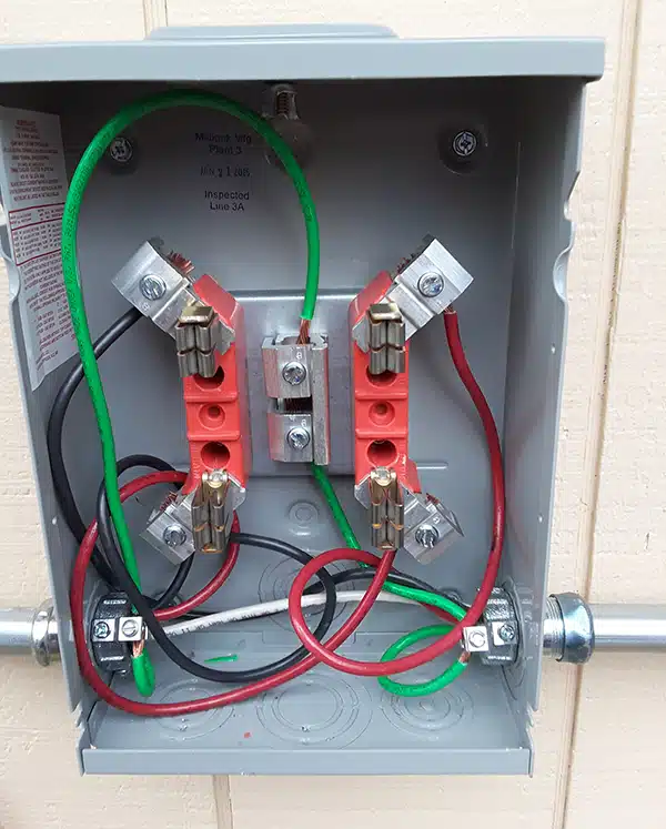 Solar battery installation in Sacramento, CA.